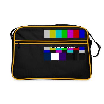 cadeau chemise hors ligne - Sac Retro - noir/or - Devant