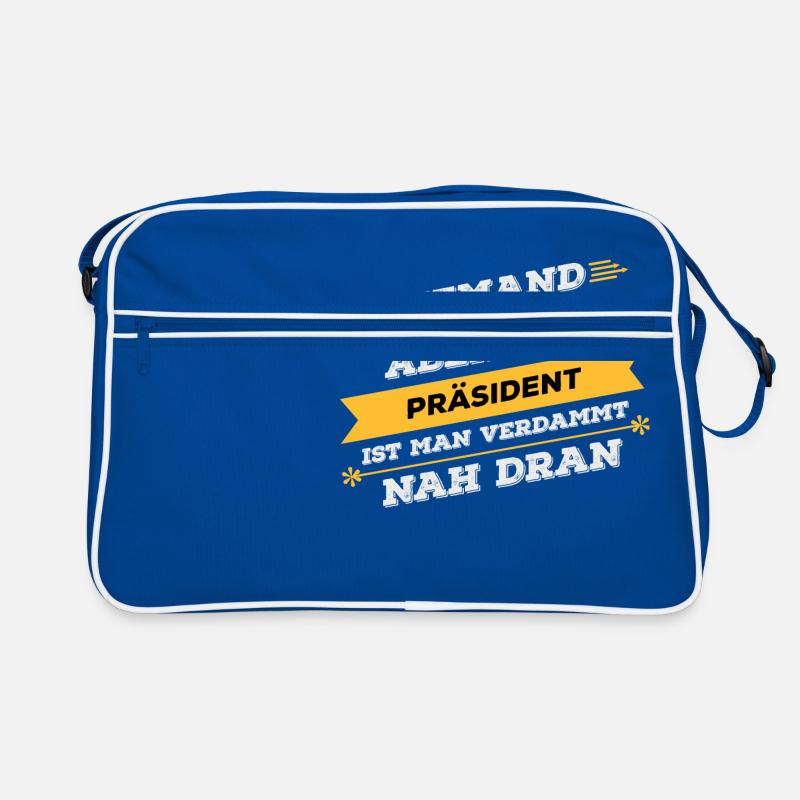 Präsident Beruf Geschenk Retro Tasche