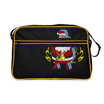 Dab Père Noël cadeau de Noël Dabb - Sac Retro - noir/or - Devant