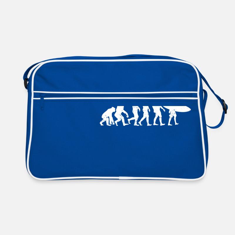 Surfer evolution surfing surfing wave gift Retro Bag
