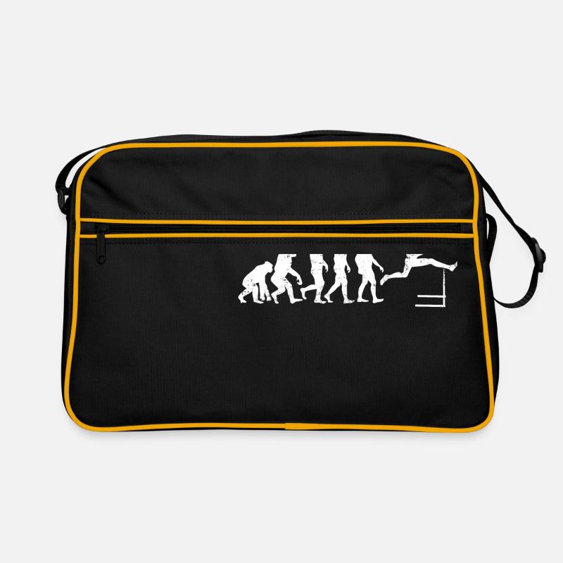 Hurdles Evolution hurdle gift athletics Retro Bag