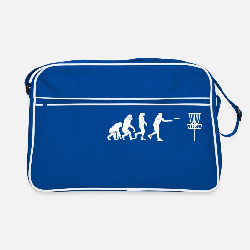 Discgolf Entwicklung Evolution sport sportart Retro Tasche