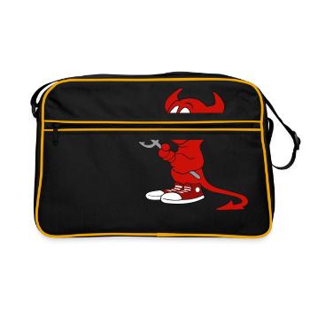teufelchen - Retro Bag - black/gold - Front