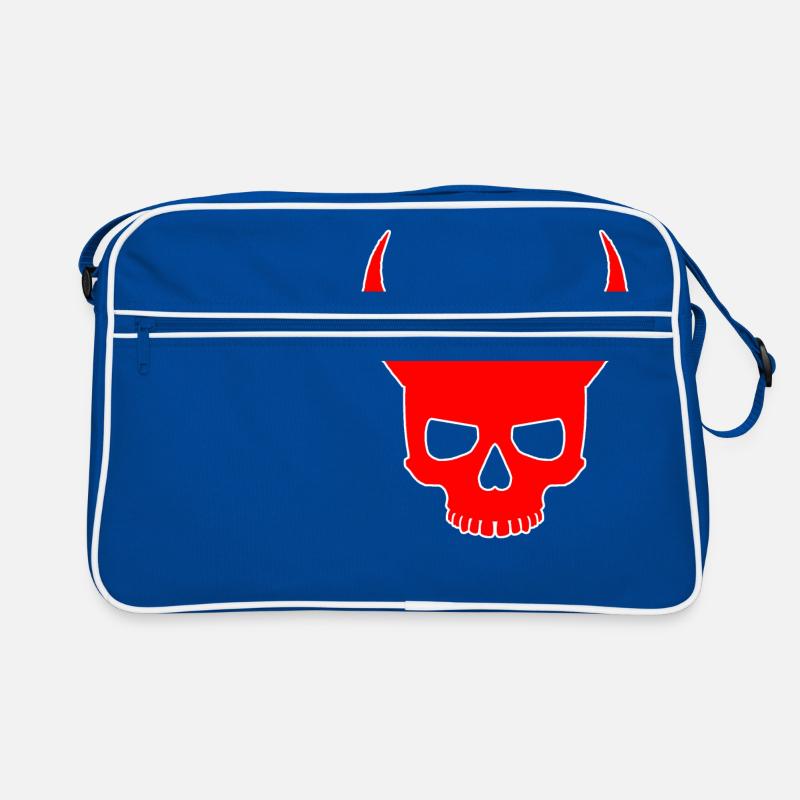 Devil Skull Retro Tasche