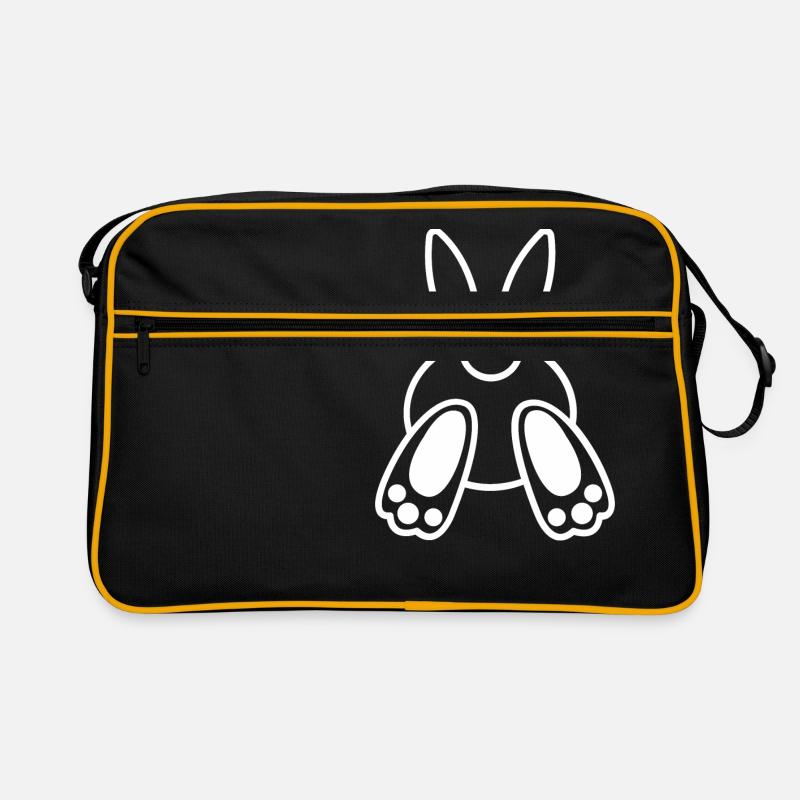 Lapin - Lapin - Sac Retro - noir/or