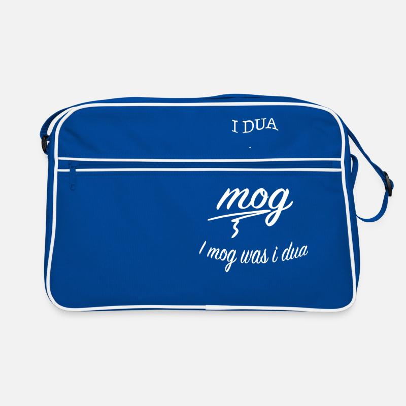 Bayerisches T Shirt mit Spruch Retro Tasche