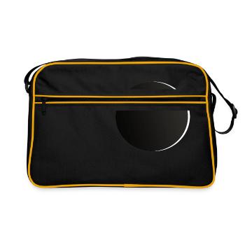 Eclipse Shirt discreed - Retro Tasche - Schwarz/Gold - Vorne