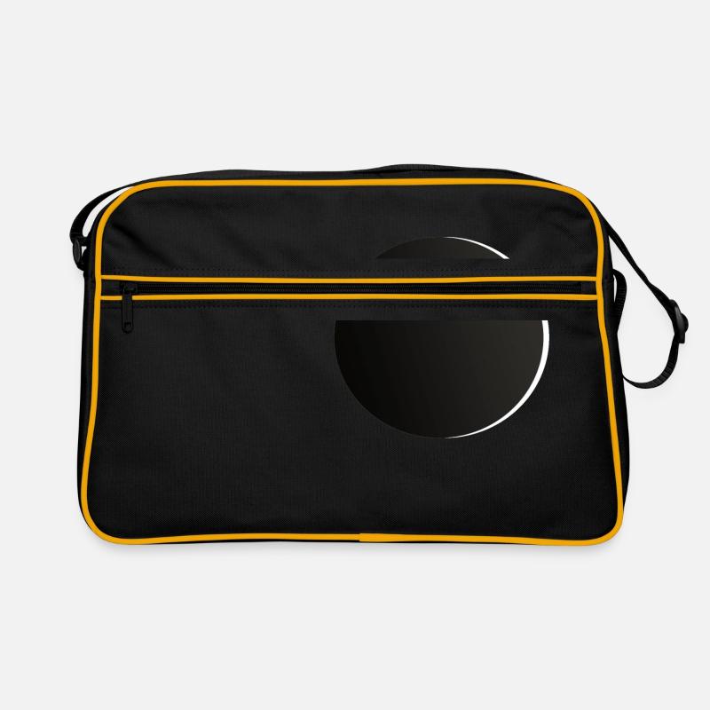 Eclipse Shirt discreed - Retro Tasche - Schwarz/Gold