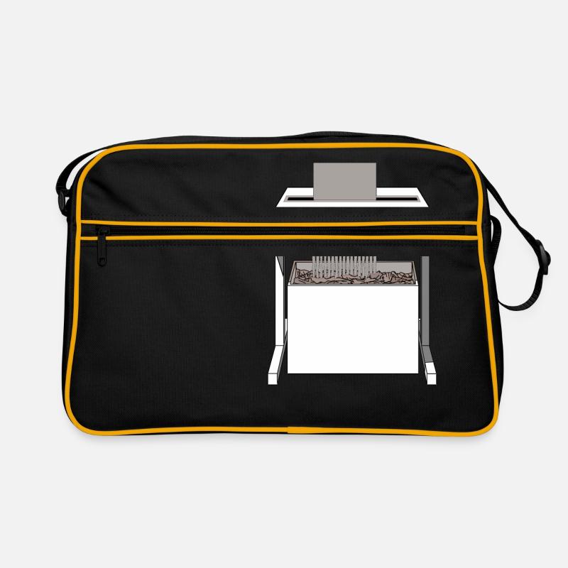 travail de bureau machine à papier déchiqueteuse idée cadeau Sac Retro
