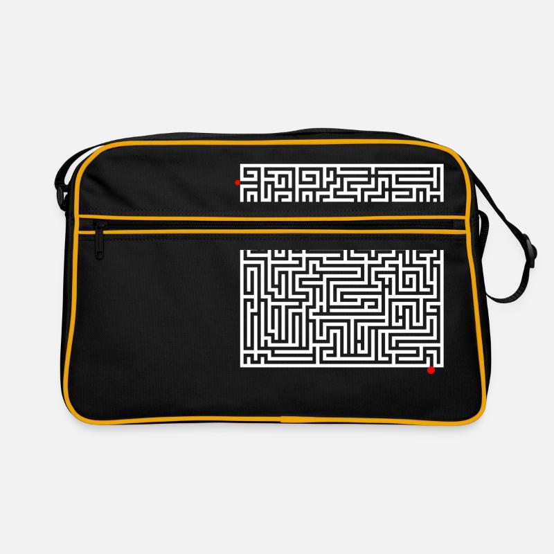 Maze puzzle Retro Bag