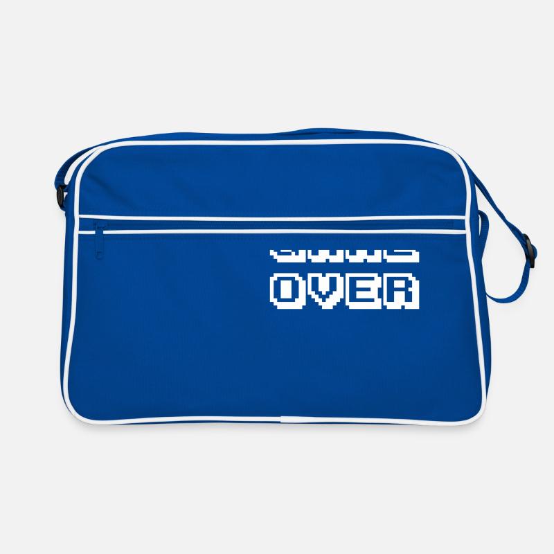 Arcade Game Over white Retro Bag