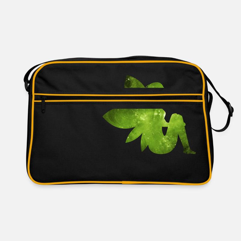 Grüne Fee Geschenk Idee Elfe Retro Tasche