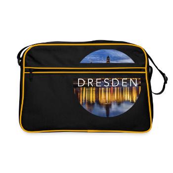 Dresden - Retro Bag - black/gold - Front