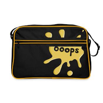 Stain ooops - Retro Bag - black/gold - Front
