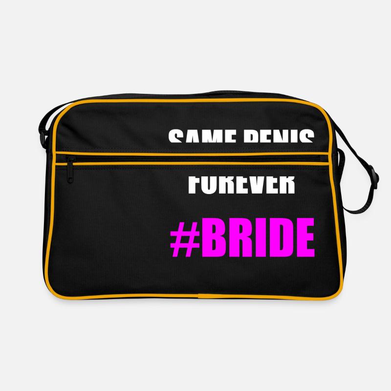 SAME PENIS FOREVER BRIDE Geschenkidee Motiv Design Retro Tasche