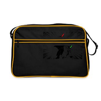 Action Katzen - Retro Bag - black/gold - Front