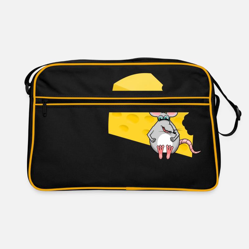 Cheese with mouse Retro Bag