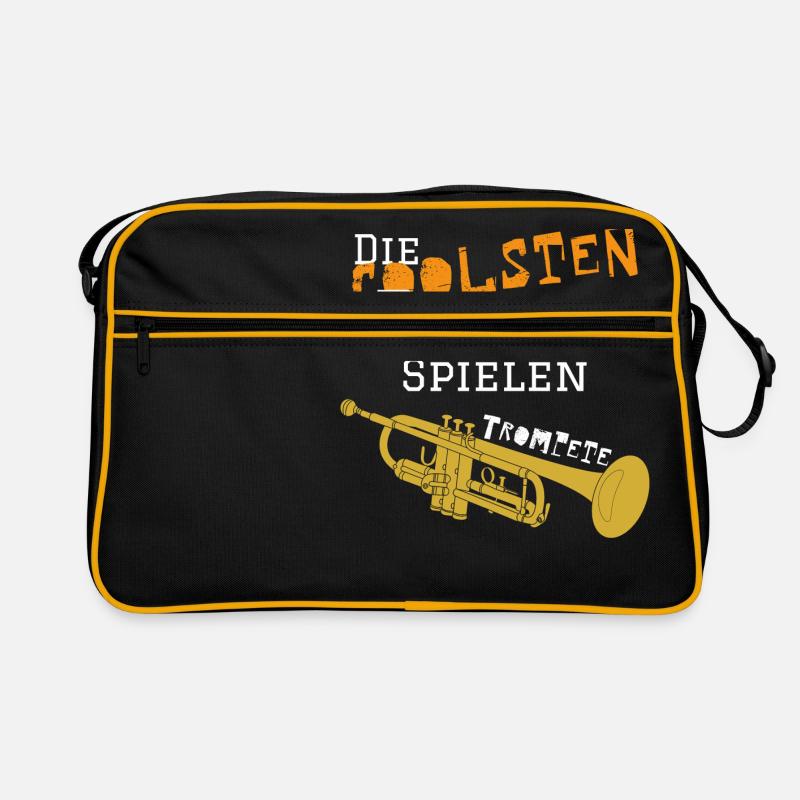 Die coolsten Papa spielen Trompete Retro Tasche
