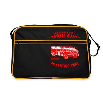 Ambulance Emergency ride - ambulance - Sac Retro - noir/or - Devant
