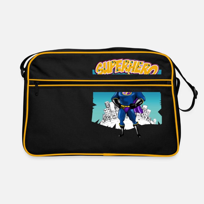 Superheld Retro Tasche