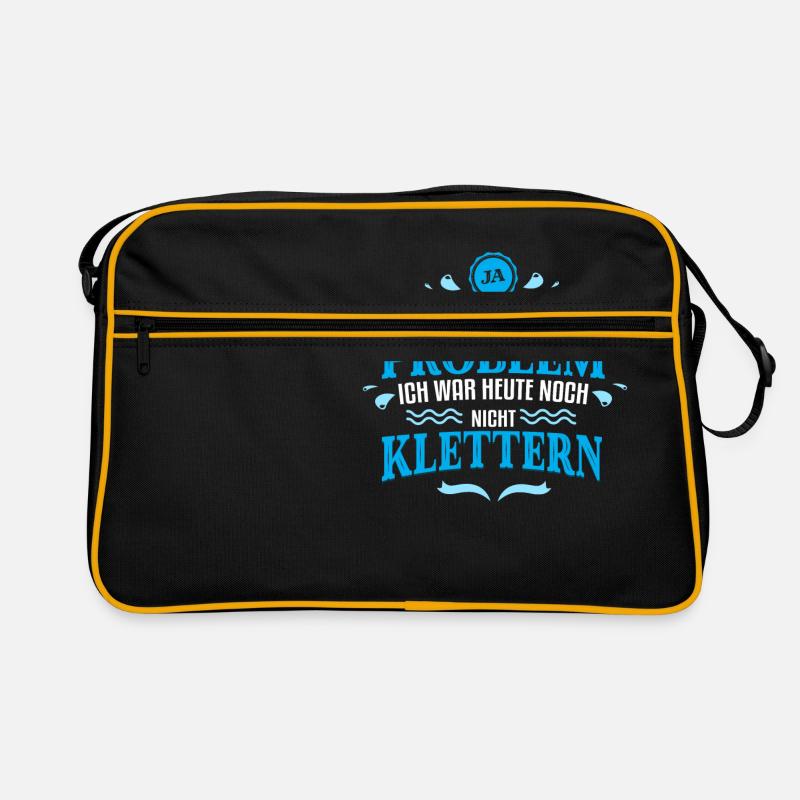 Ich war noch nicht Klettern Retro Tasche