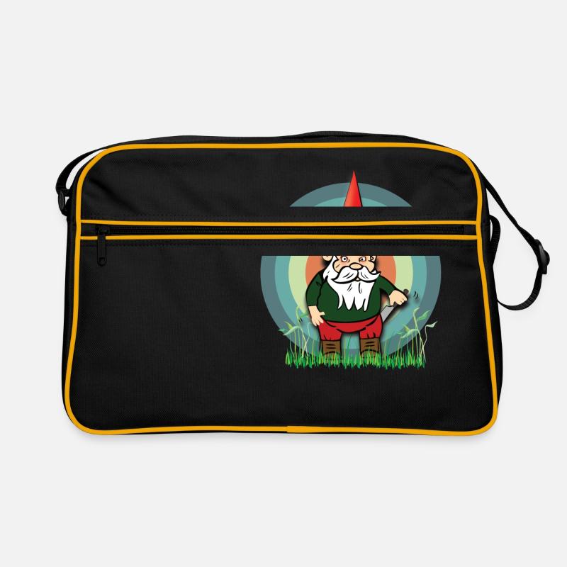 Wicked and Common Garden Gnome Gnome Dwarf Retro Bag