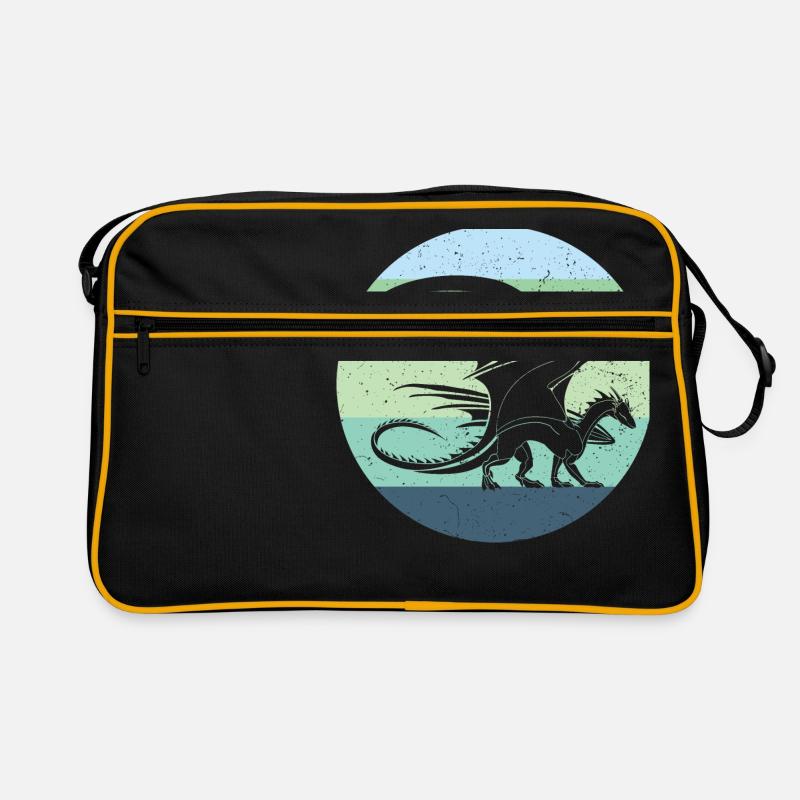 Waliser Drache Retro Retro Tasche