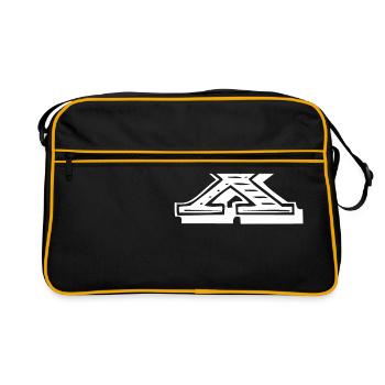 lettre X - Sac Retro - noir/or - Devant