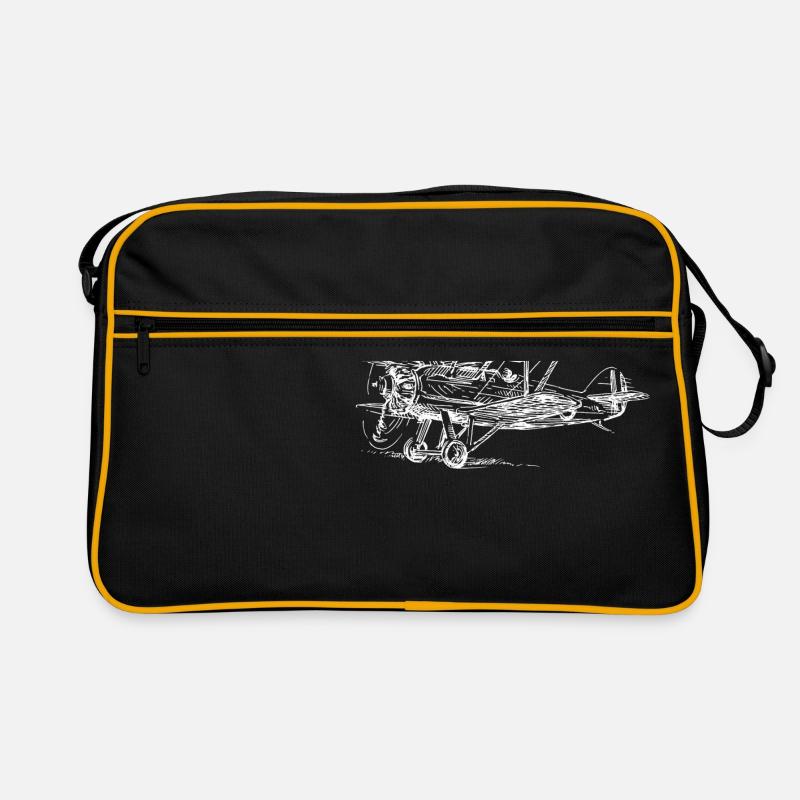 Flugzeug Retro Tasche