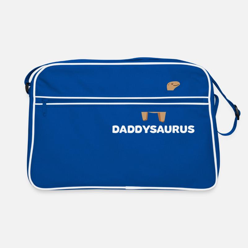 Daddysaurus Funny Dinosaur Daddy Gift Retro Bag