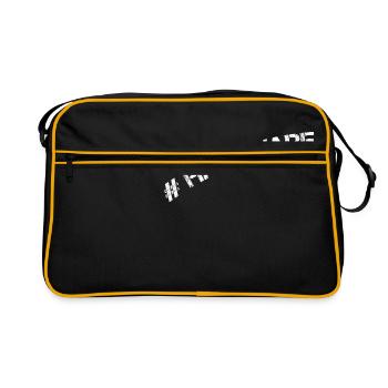 #Hardware gift idea for real gamers !!! - Retro Bag - black/gold - Front