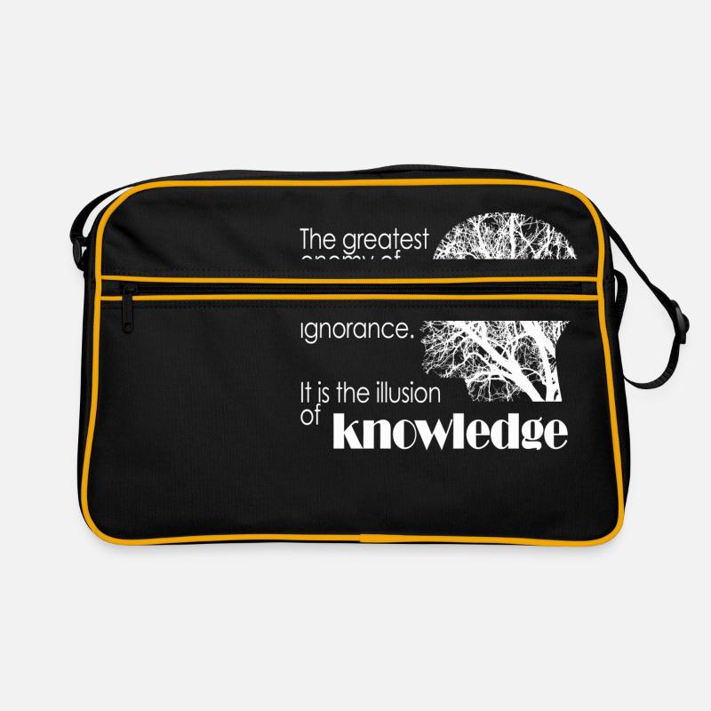Enemy of knowledge Retro Tasche