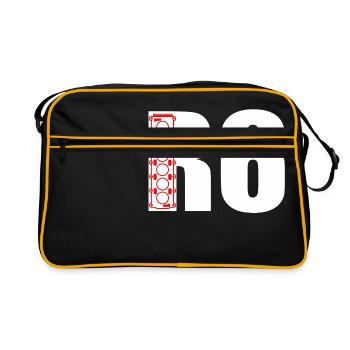 R6 inline six-cylinder in-line engine - Retro Bag - black/gold - Front