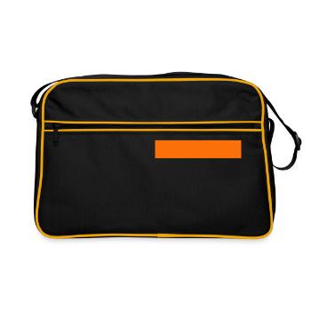 orange - Retro Bag - black/gold - Front