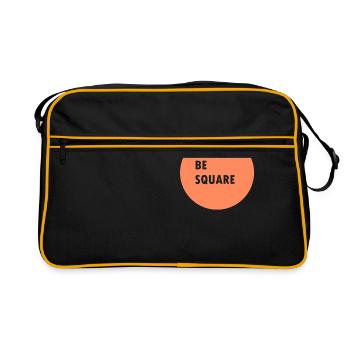 Soyez carré - Sac Retro - noir/or - Devant