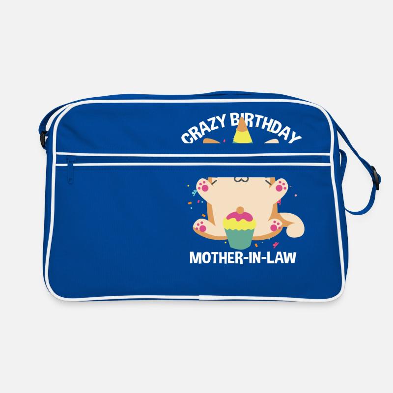 Funny Crazy Birthday belle-mère Sac Retro