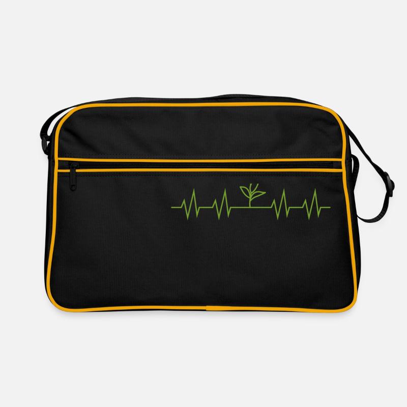 Herz Pflanze Gärtner Florist Geschenk idee Beruf Retro Tasche