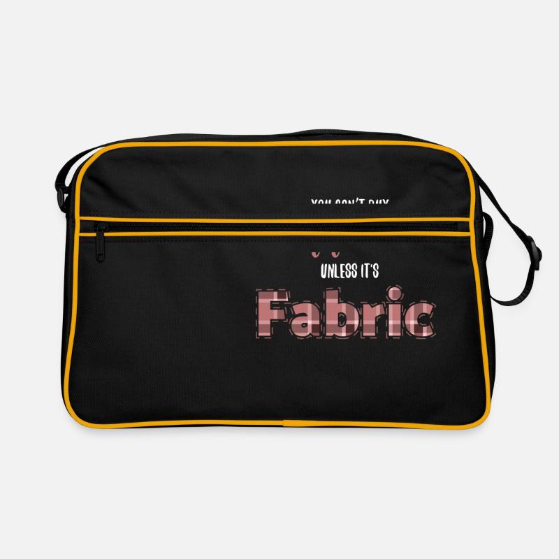Sewing fabric gift tailor profession hobby needle Retro Bag