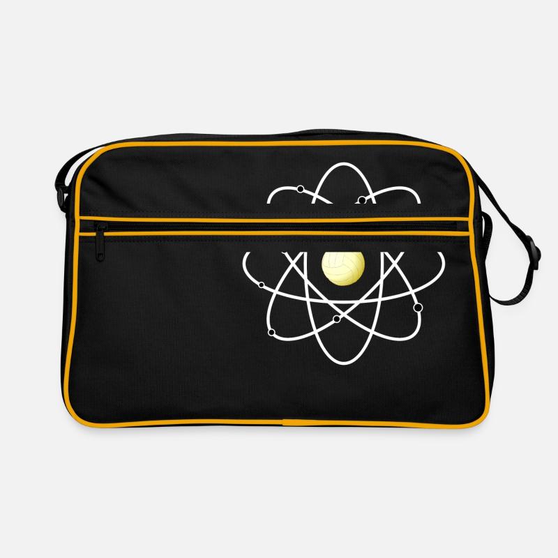 Atom Volleyball Molecule Sport DNA - Retro Bag - black/gold