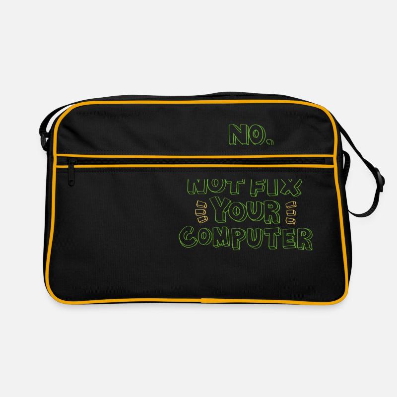 Nein, ich möchte deinen Computer.. - Geschenk Retro Tasche