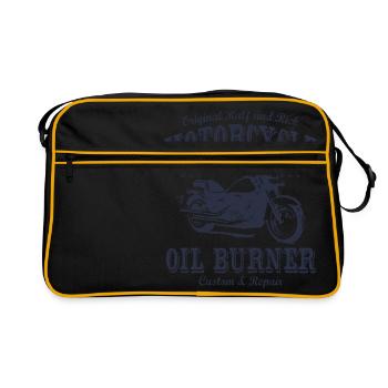 motorcycle - Sac Retro - noir/or - Devant