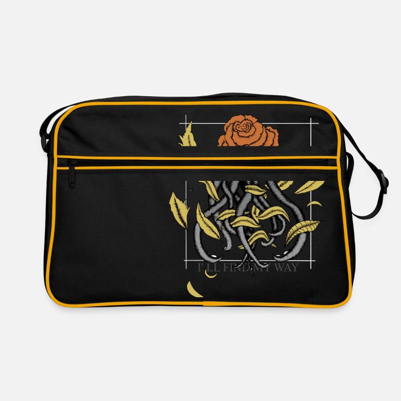 Rosa Tintenfisch Retro Tasche