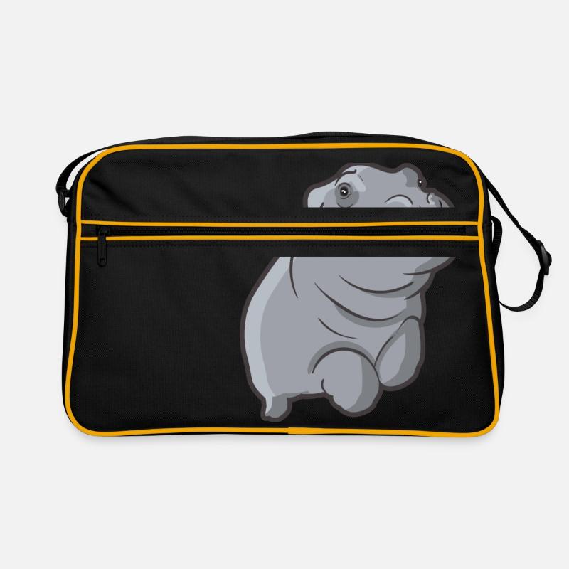 Hippopotame Hippopotame Hippopotame Hippopotame Sac Retro