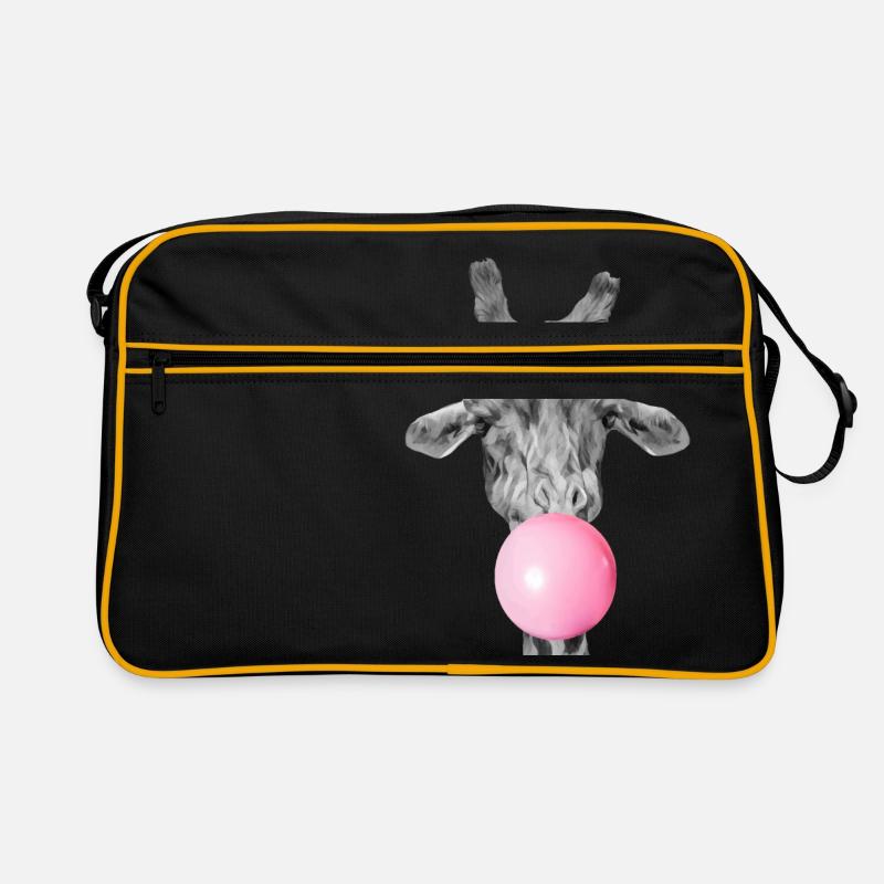 Giraffe bubblegum Retro Bag
