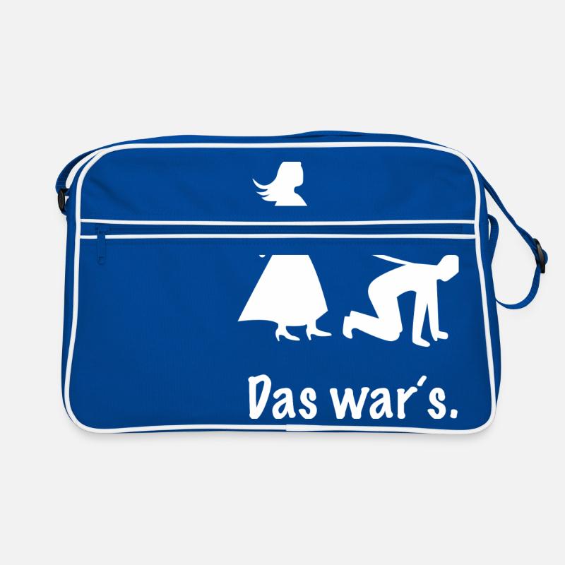 das wars - Junggesellenabschied Retro Tasche