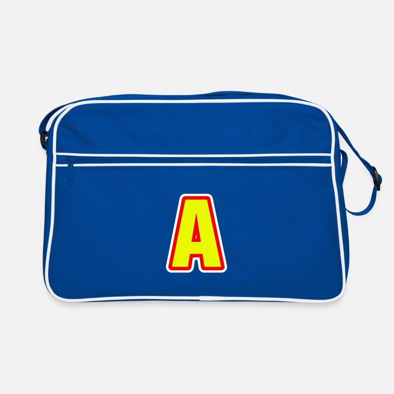 Alphabet, Buchstabe A Retro Tasche