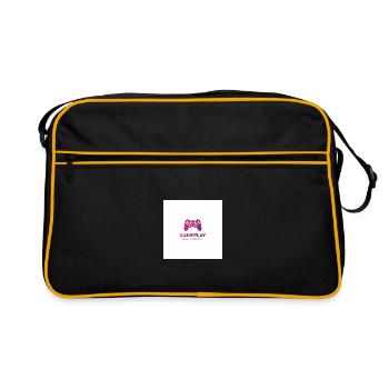 Gameplay Gradient Controller - Retro Tasche - Schwarz/Gold - Vorne