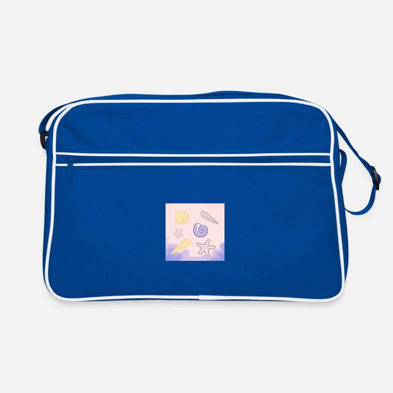 Pastel Sea Shells Starfish Retro Bag