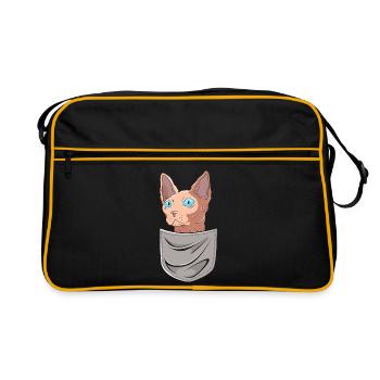 Sphynx - Retro Bag - black/gold - Front