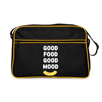 Wear Your Brand - Retro Bag - black/gold - Front